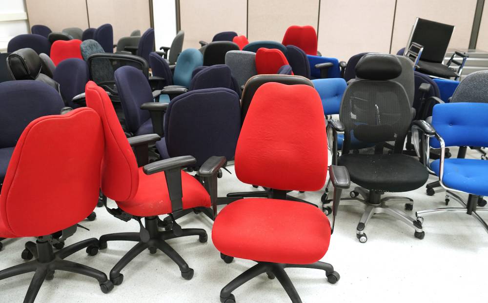 office furniture coloured chairs