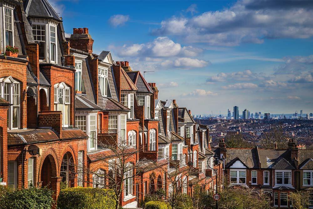 row of houses London
